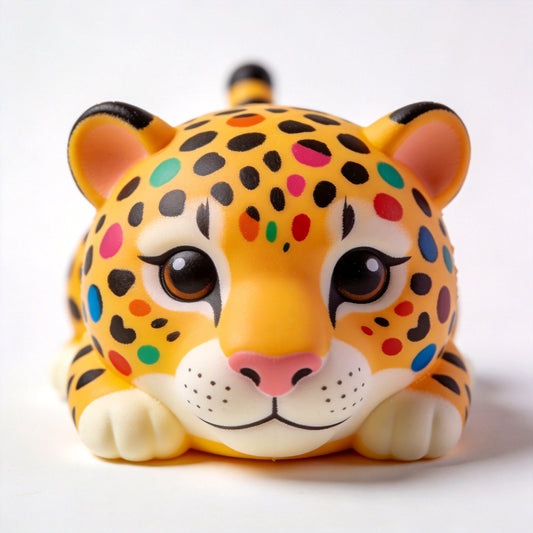 Cheetah Squeeze Toy